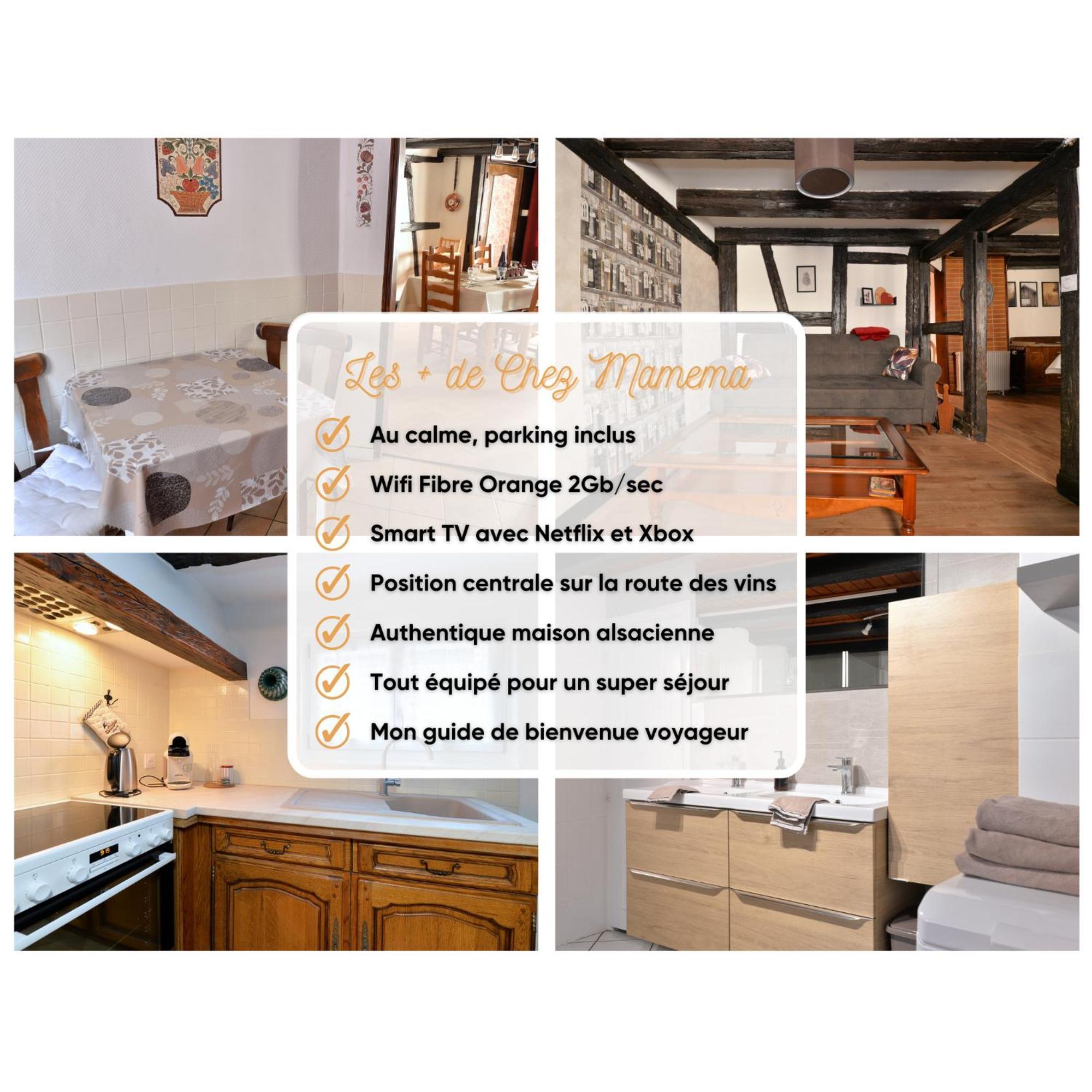 Holiday home Chez Mamema, Maison Alsacienne Route Des Vins *